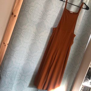 Women’s L Burnt Orange Overalls/ Romper/ Jumpsuit